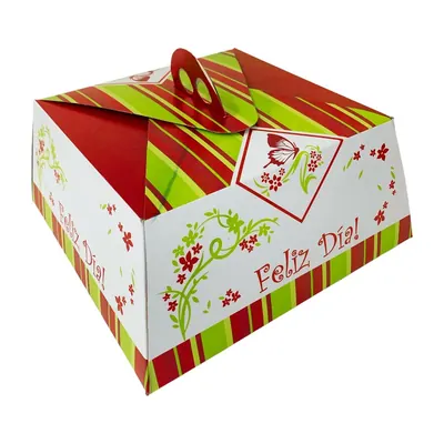 Caja maletín impresa para torta – Plásticos La 29 Pereira