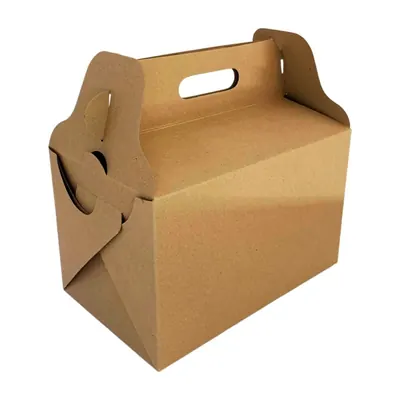 Caja para pollo asado kraft plastificada – Plásticos La 29 Pereira