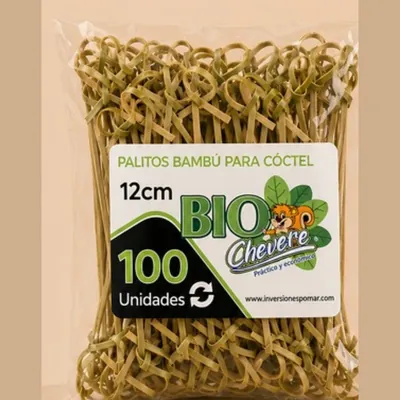 Palitos cocteleros de bambú 12 cm – Plásticos La 29 Pereira