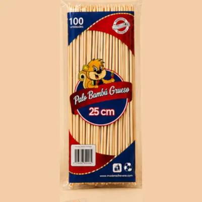 Palo bambú 25 cm 25 cm – Plásticos La 29 Pereira