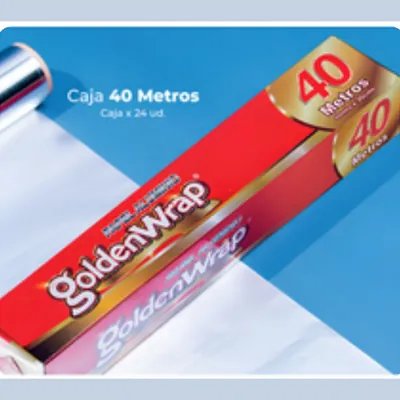 Papel aluminio caja 40 m 40 m × 30 cm – Plásticos La 29 Pereira