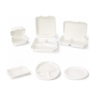Plato biodegradable 26 cm de 3 divisiones 26 cm · 3 divisiones – Plásticos La 29 Pereira